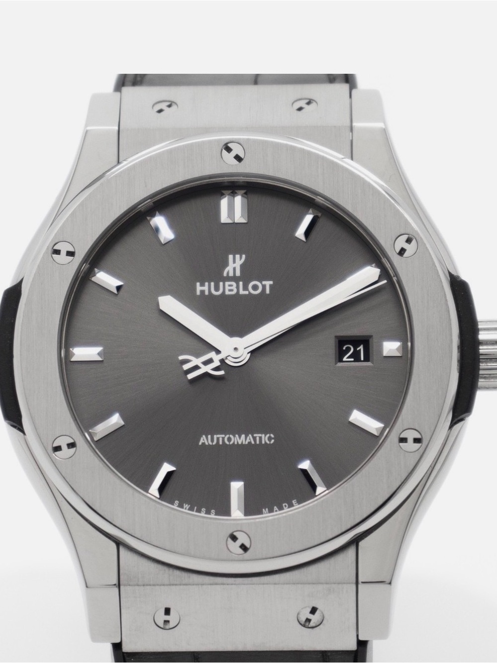 Hublot Classic Fusion Racing Grey 542.NX.7071.LR 42mm Titanium Auto Papers